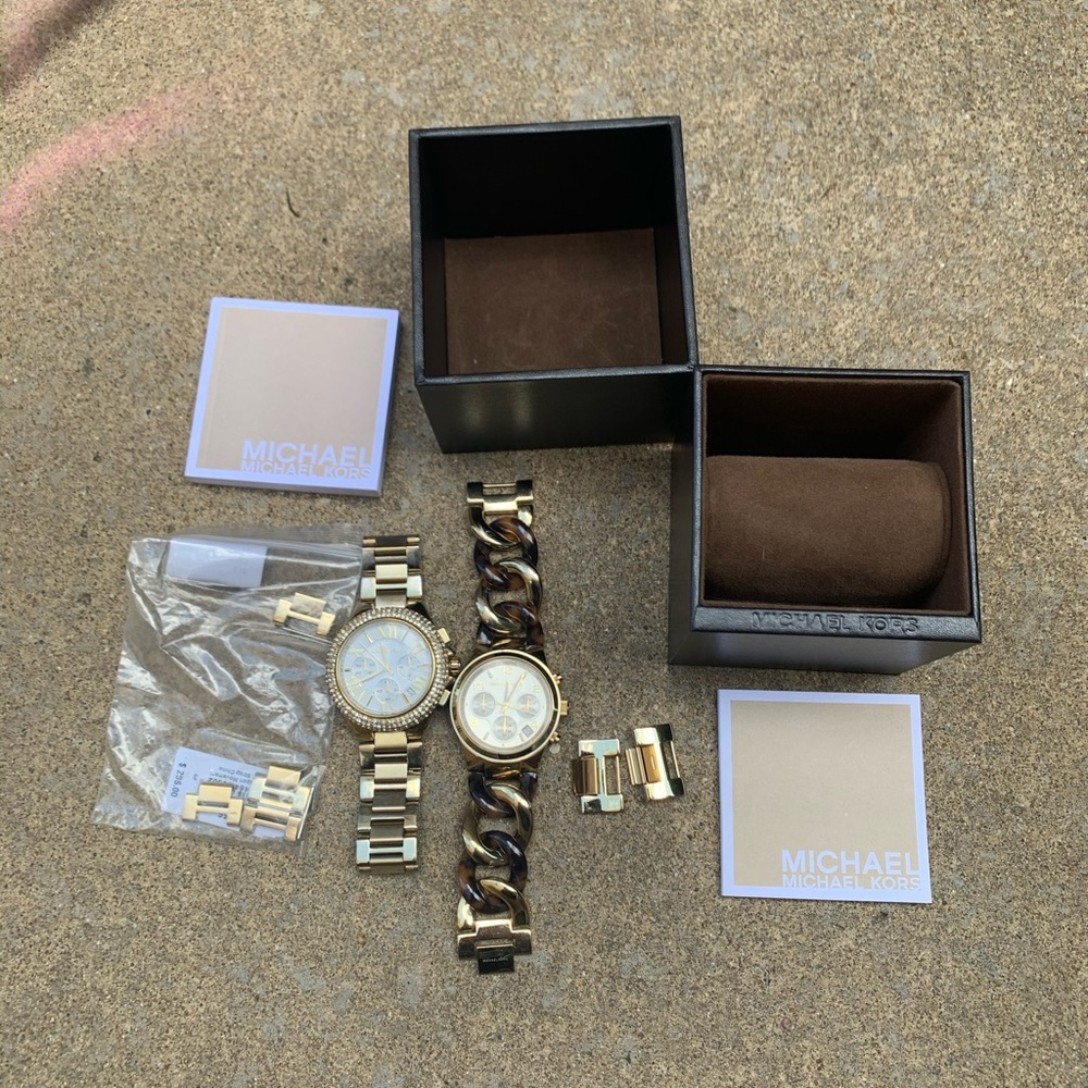 Michael Kors Tortoise Shell Watch